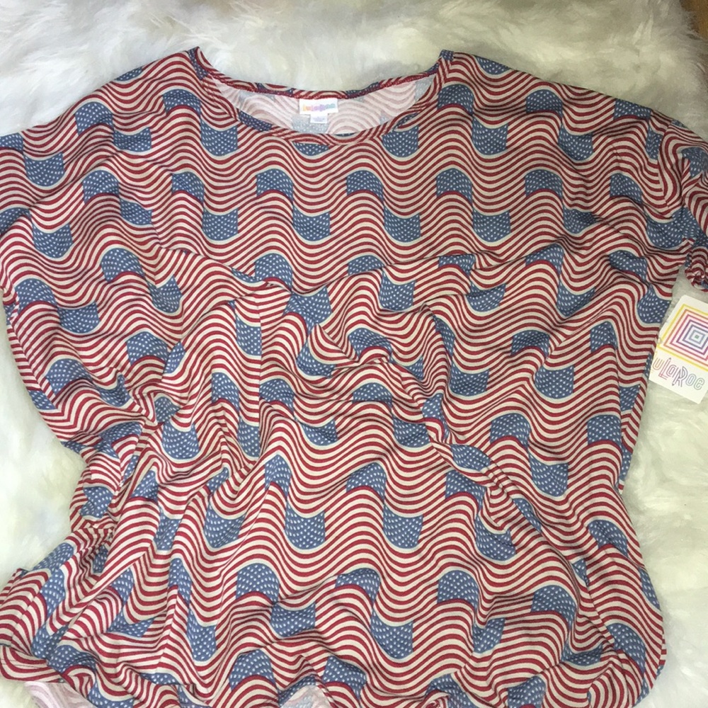 Lularoe American flag tunic